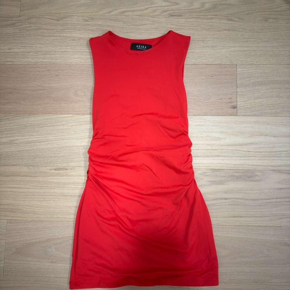 AKIRA Bold Red Dress